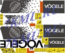Стикеры для Vogele Super 800